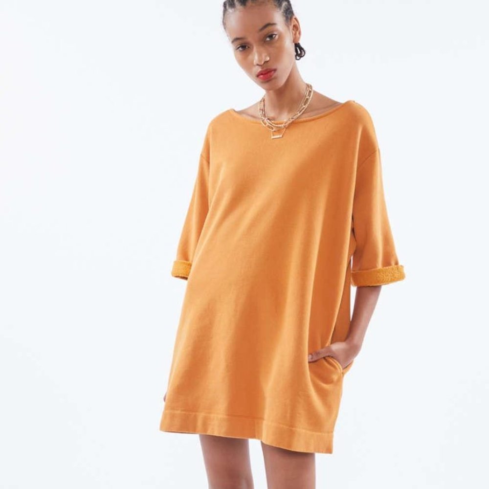 urban outfitters torino sweatshirt mini dress M
